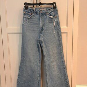 Levi Ribcage Bell Denim, sz 25